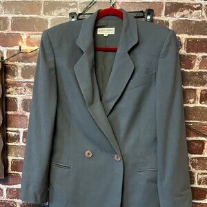 VTG Giorgio Armani Le Collezioni Pant Suit | Wool | Gray | IT 40 (US 6)